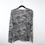 Anthropologie Michael stars camo lace up‎ long sleeve top Photo 4
