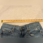 Gap Blue Distressed Jean Shorts Relaxed Fit Photo 4