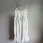 Brandy Melville  Dress White Cotton Boho Lagen Beach‎ Vacation One Size Photo 5