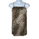 Isalis Jaguar Print Slip Dress – Sexy Animal Print Mini Dress Size Medium Black Photo 3