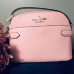 Kate Spade Pink Saffiano Leather Crossbody Bag NWT Zip Top Purse Photo 2
