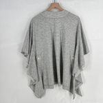 CAbi ATC Reversible Cape Womens XS/S Gray Polka Dot Stripes Cardigan Sweater Photo 1