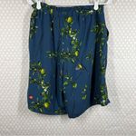 Anthropologie  Blue‎ Lemon Print Oversized Burmuda Shorts Photo 4
