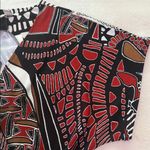 Cato  Modern Tribe in Bossa Nova Multicolor Geometric Print Wrap Dress NWT Photo 10