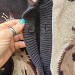 Christopher & Banks Y2K Giraffe Neutral Tone Cardigan Knit Sweater SMALL Photo 5