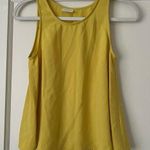 Abound ⭐️  Sleeveless Yellow Relaxed Fit Scoopneck Tank Top Size XXSMALL EUC Photo 0
