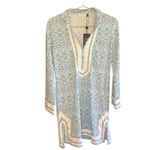 Caban Life NWT Naples Terry Tunic Cover Up Dress UPF 50+ Beach Resort‎ XS Blue Photo 3