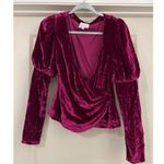 Cinq à Sept Theo Velvet Top Rent The Runway Pre-Loved XS Photo 2