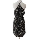 Madewell  Starview Black Baltik Grid Silk Cami Mini Dress 2 Photo 6
