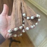 ZARA  100% Cotton One Shoulder Beaded Wrap Blouse Top Tank Brown neutral Sz S Photo 8