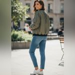 BNCI Olive Green Bomber Jacket Size Small Photo 14