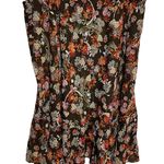 Y2K Floral Ruffle Midi Skirt Brown Plus Size 3X Long Boho Cottage Ren Fair Fairy Photo 0