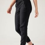 Athleta  Cabo Linen Jogger Pants in Black 4 Photo 9