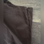 Jones New York Chino Pants 12 Petite Brown Stretch Capri Pants Cut Out Floral Photo 3