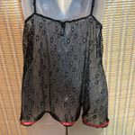 Victoria's Secret 2007 Sexy Little Things Black Sparkly Camisole Teddy Large Photo 11