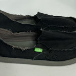 Sanuk  Donna slip on loafers‎ black womens size 10 casual beach surfer minimalist Photo 0