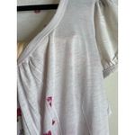 Casual Freedom Womens 2X Colorful Floral Top Shirt Sheer Fairy Boho Cottage Size XXL Photo 3