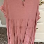 Red Dress Boutique Pink Ruffle Dress Photo 1