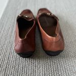 Geox Cognac Brown Geuine Leather Loafers with Brass Horsebit Details Sz 39 8/8.5 Photo 3