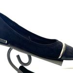 ALDO  Velvet Faux Leather Metallic Heel Loafers Flats Shoes Women’s Size 10 Photo 0