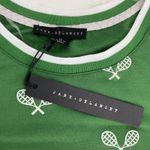 Jane + Delancey Green Tennis Racket Print Sweatshirt Women's Plus Size 2X Photo 5