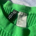 Divided green ribbed tank top Photo 3