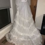 70s Prairie wedding dress White Photo 8