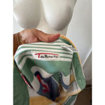 Talbots Women's Multicolor retro 90s cotton colorful funky button down shirt Photo 6