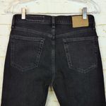 Rag and Bone Peyton Jeans Womens 26 Black Mid Rise Ankle Boot Cut Raw Hem Grunge Photo 8
