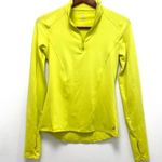 Joe Fresh Neon Quarter-Zip Activewear Pullover Top Long Sleeve Size XS Photo 4