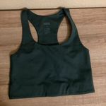Girlfriend Collective  Dark Forest Green Sports Bra XS Xtra Small Polyester Blend Photo 0