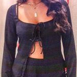 White Fox Boutique White Fix Black Long Sleeve  Photo 2