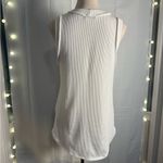 HEIMISH USA White Ribbed Sleeveless Tank Top Size M Photo 2