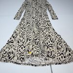 Proenza Schouler White Label Marion Dress long sleeve animal print Medium Photo 5