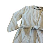 Banana Republic Cotton Blend Grey Open Front Cardigan Sweater Belted Size Medium Photo 4