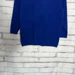 Dress Barn Blue V-Neck Pullover Sweater Large Soft Lightweight Knit Women’s Top Photo 3