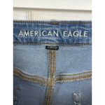 American Eagle  Mom Short High Rise Size 12 Stretch Jean Shorts Photo 3