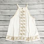 House of Harlow 1960 Embroidered Halter Top White Photo 0