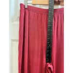 Slinky Brand  Acetate Blend Elastic Waistband Pull On Pant Size Medium USA Photo 5