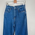 Pilcro Anthropologie Womens Austyn Cropped Wide Leg Denim Jeans Size 32 Blue Photo 4