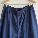 SKIMS  Cotton Jersey Wide Leg Pant in Navy, Size Large Photo 6
