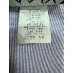 Vintage VANY New York Lavender Twinset Striped Tank & Cardigan Size 18 USA Purple Photo 3