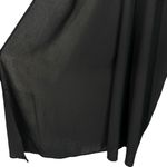 Lulus Lulu’s Medium Knockout Wide Leg Palazzo Pants Slit Front Panels Rear Zip Black Photo 4