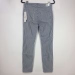 Hudson Jeans  Nico Mid Rise Skinny Vertical Stripe Photo 6