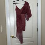 Patbo Ombré Lurex Assymetrical Mini Dress Purple Size 2 Photo 1