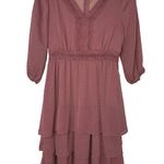JessaKae Dress Women S Mauve Pink Tiered Girly Feminine Cottagecore Photo 1