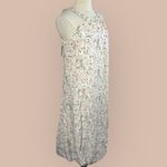 Just Me NEW! Boutique Pale Pink Floral Eyelet Balloon Hem Midi Dress, Small Photo 2