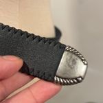 Western Style Buckle Vegan Leather Belt Cowgirl Size Small/Medium Black Photo 4