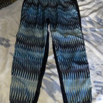 Bisou Bisou SEMI SHEER BLUE JOGGERS  Black Back Photo 0