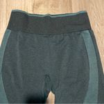 PINK - Victoria's Secret  women’s Dark Green athletic seamless pull on Leggings L Photo 1